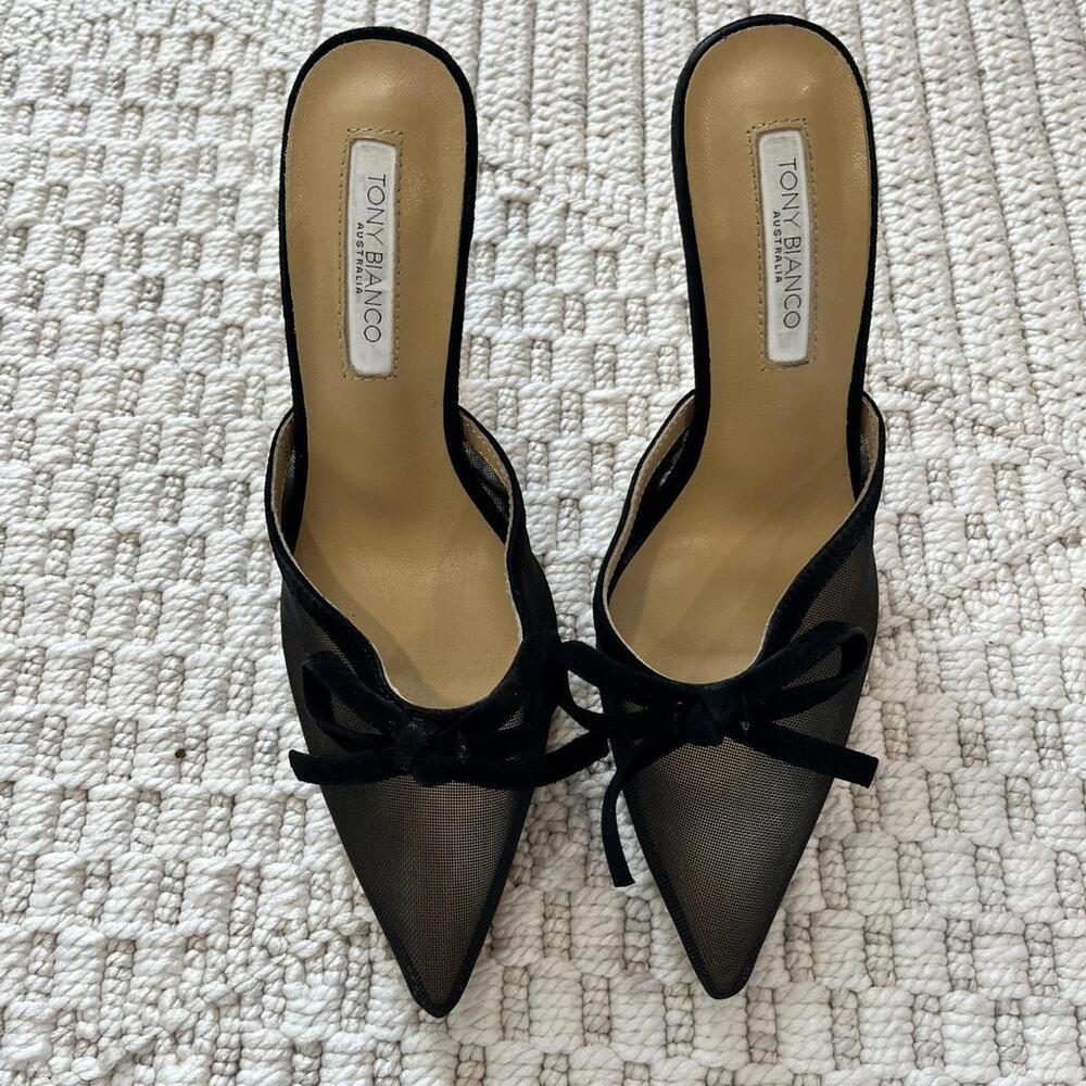 SOLD Tony Bianco Aroma Mesh Pump in Black